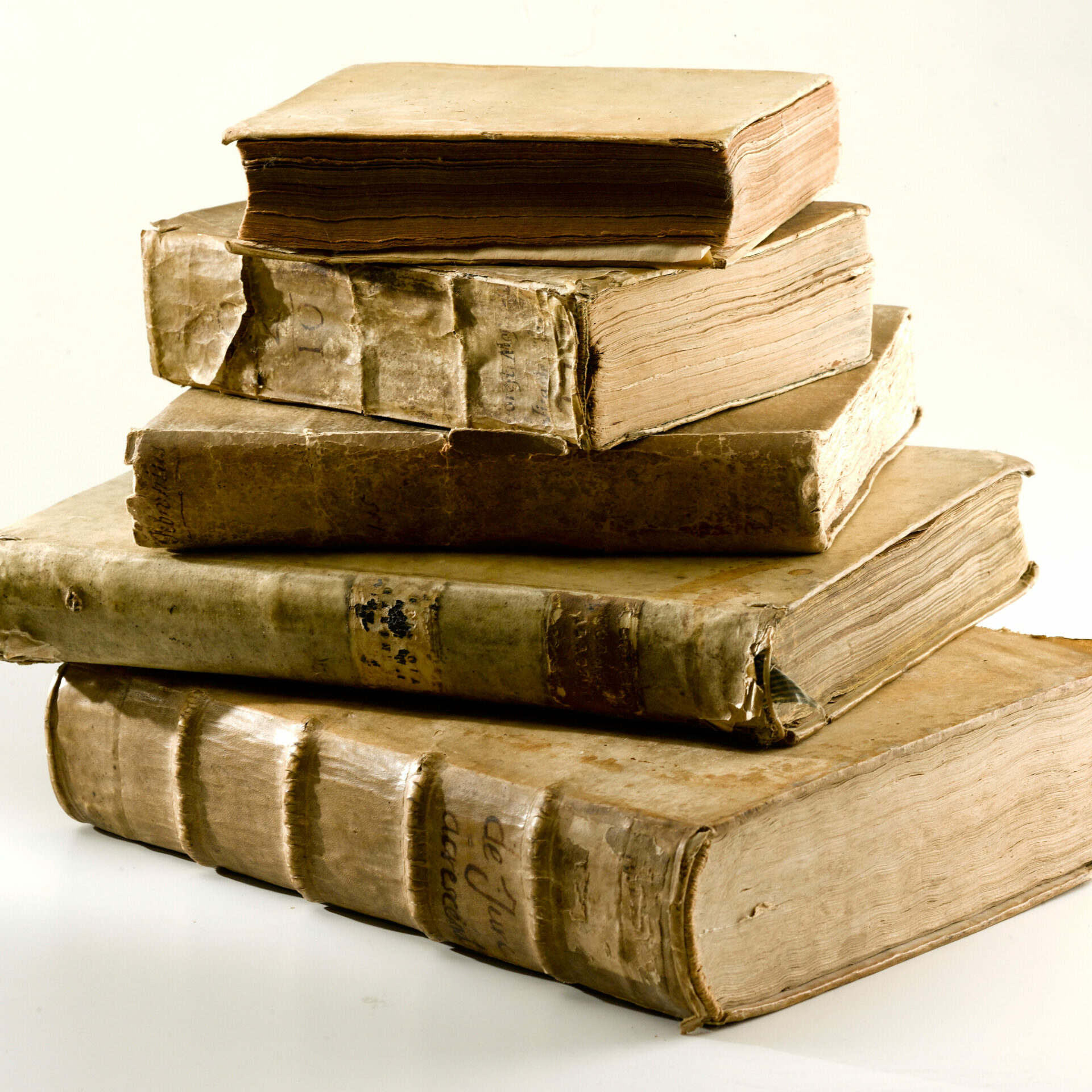 old-books-white-background